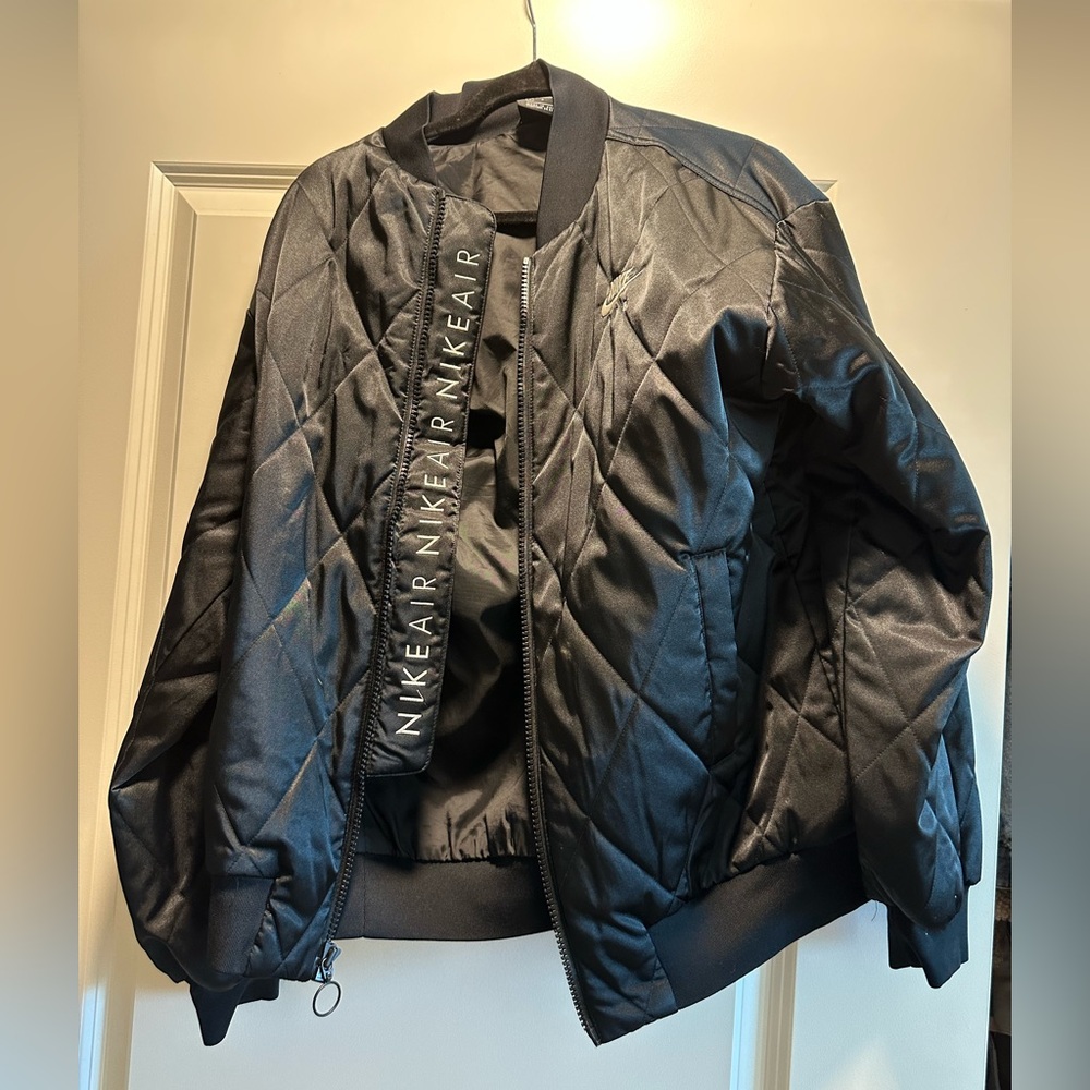 Nike Black Quilted Jacket